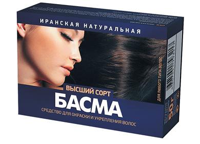 Опаковка за боя за коса Basma