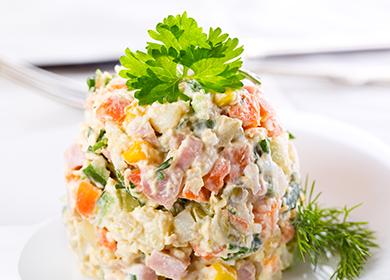 Tender Salad: 6 na mga recipe kung saan ang mga pamilyar na mga produkto ay nilalaro sa isang bagong paraan