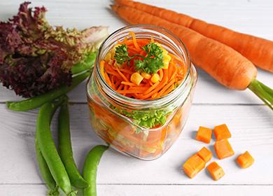 Рецепти от салата от моркови за зимата: 12 варианта за приготвяне и начин да развеселите зеленчукова компания с майонеза