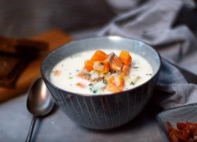 طبخ حساء السمك الفنلندي مع الكريمة: وصفة بسيطة ولذيذة مع صورة.