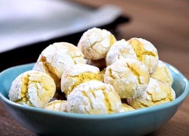 Ароматни бисквити с лимон: гответе по стъпка по стъпка рецепта със снимка.