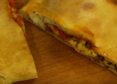истинска калцона пица у дома: стъпка по стъпка рецепта със снимка.