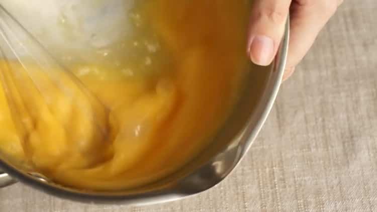 бисквитна орта с кондензирано мляко без печене според стъпка по стъпка рецепта със снимка