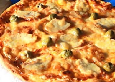 Как да научите как да приготвите вкусна пилешка пица