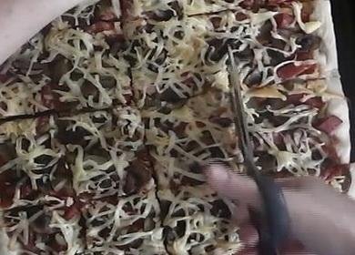 Пица с туршии: стъпка по стъпка рецепта със снимки