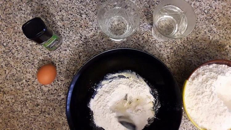 Пресейте брашно за кнедли със сурови картофи