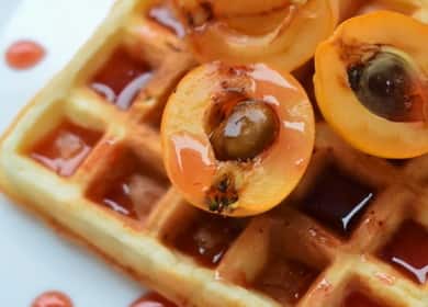 Mga curd waffles: isang hakbang-hakbang na recipe gamit ang mga larawan
