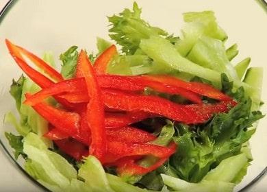 Salát z čerstvé zeleniny a řapíkatý celer - jednoduchý a zdravý recept 🥗