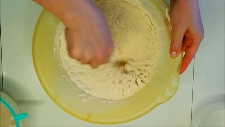 За да направите меки вафли, пригответе тестото