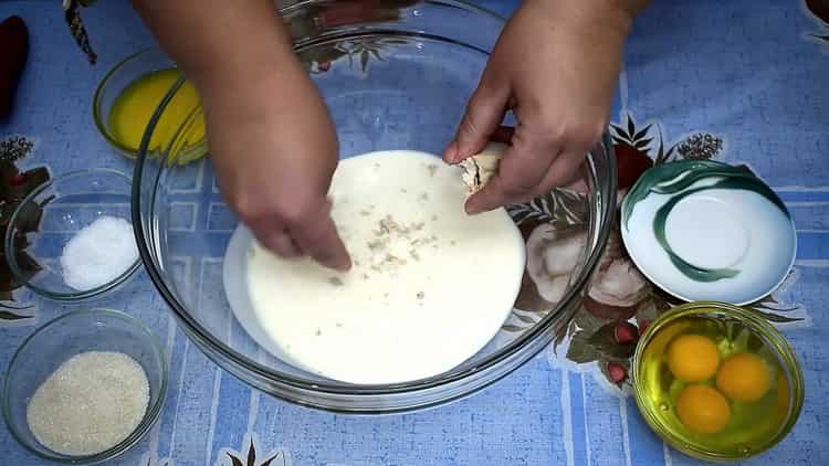 Готвене на тесто върху ферментирало мляко