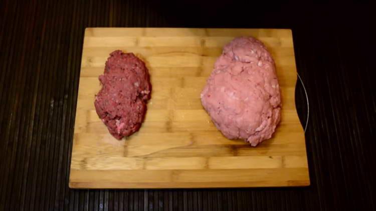 направете свинско и говеждо месо от свинско и говеждо месо
