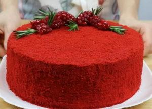 مشرقة ولذيذة كعكة الأحمر المخملية
